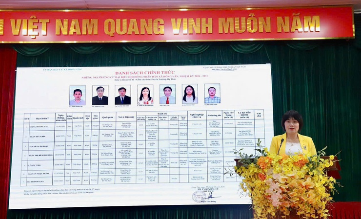 Xã Hồng Vân gặp mặt các ứng cử viên đại biểu HĐND xã nhiệm kỳ 2026 -2031- Ảnh 5.