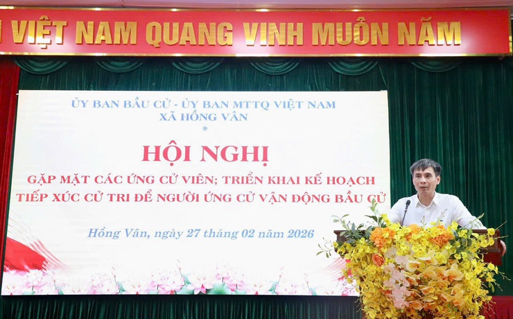 Xã Hồng Vân gặp mặt các ứng cử viên đại biểu HĐND xã nhiệm kỳ 2026 -2031- Ảnh 6.