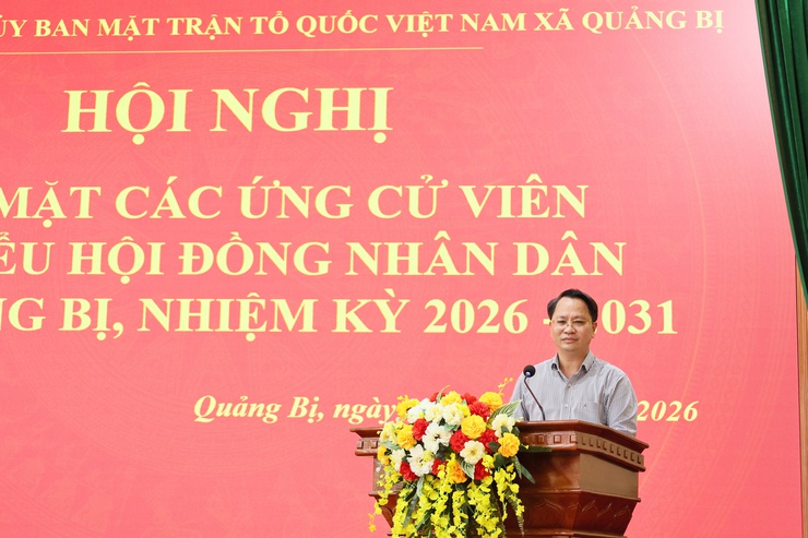 Uỷ ban bầu cử - Uỷ ban MTTQ Việt Nam xã Quảng Bị tổ chức Hội nghị gặp mặt các ứng cử viên đại biểu HĐND xã nhiệm kỳ 2026- 2031- Ảnh 4.