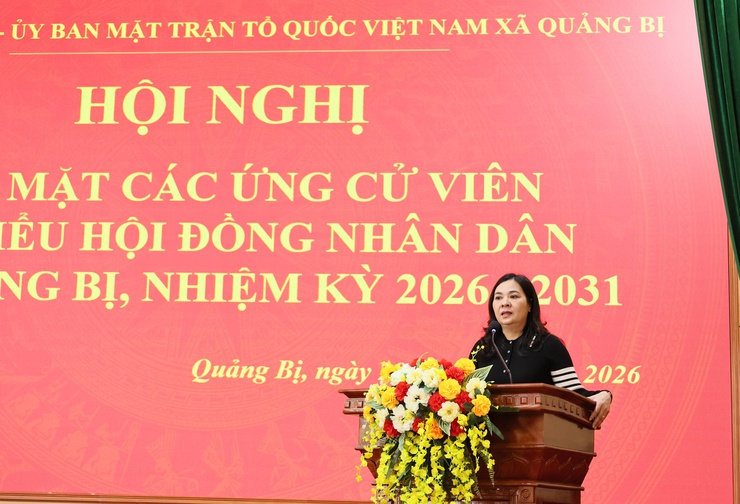 Uỷ ban bầu cử - Uỷ ban MTTQ Việt Nam xã Quảng Bị tổ chức Hội nghị gặp mặt các ứng cử viên đại biểu HĐND xã nhiệm kỳ 2026- 2031- Ảnh 5.