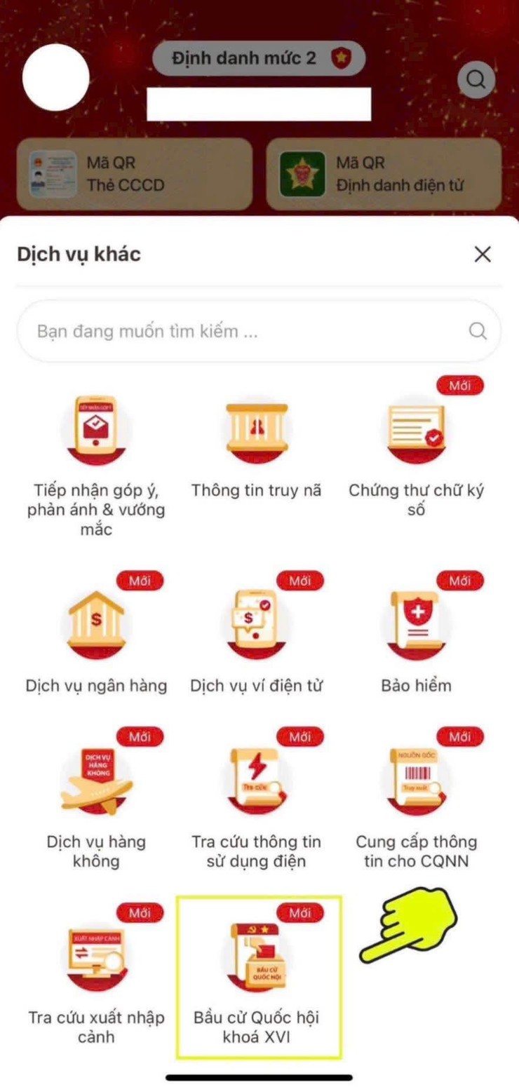 KIỂM TRA THÔNG TIN ĐIỂM BẦU CỬ TRÊN ỨNG DỤNG VNeID- Ảnh 4.
