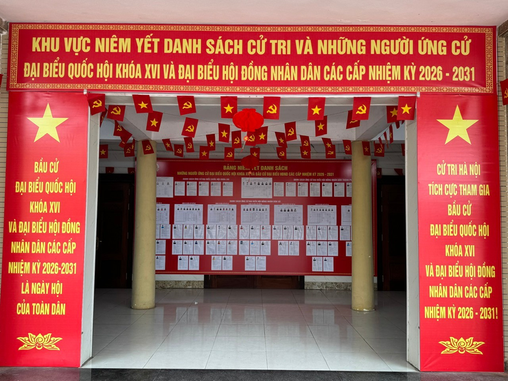 Phú Xuyên niêm yết danh sách người ứng cử đại biểu Hội đồng nhân dân các cấp bảo đảm công khai, minh bạch, hướng tới ngày bầu cử 15/3/2026- Ảnh 2.