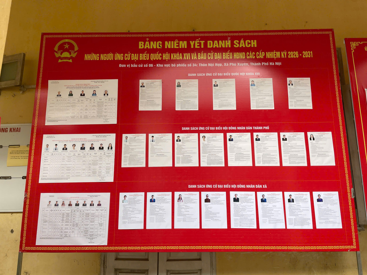 Phú Xuyên niêm yết danh sách người ứng cử đại biểu Hội đồng nhân dân các cấp bảo đảm công khai, minh bạch, hướng tới ngày bầu cử 15/3/2026- Ảnh 6.
