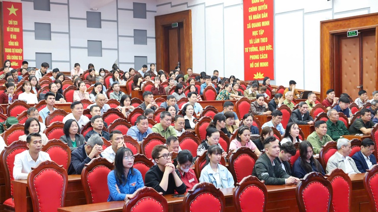 Xã Quang Minh tập huấn công tác bầu cử cho gần 800 cán bộ, bảo đảm chuẩn bị chu đáo cho ngày hội toàn dân- Ảnh 2.