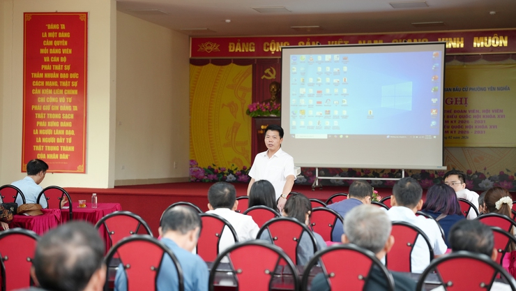 Phường Yên Nghĩa tham dự Hội nghị tập huấn nghiệp vụ công tác bầu cử đại biểu Quốc hội khóa XVI và đại biểu HĐND các cấp- Ảnh 3.