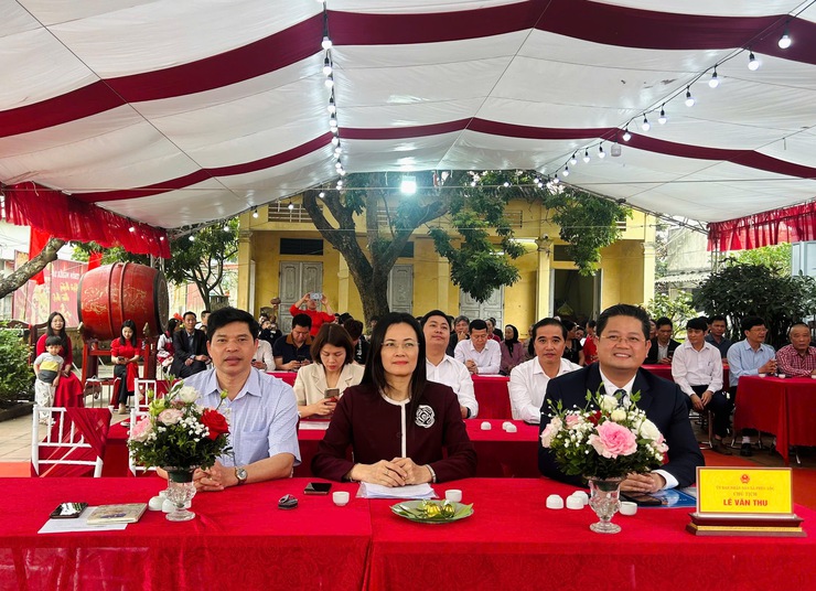 Bảo tồn giá trị truyền thống: Phúc Lộc tổ chức Hội nghị triển khai thi công xây dựng công trình tu bổ, tôn tạo di tích đình Nghĩa Lộ- Ảnh 4.