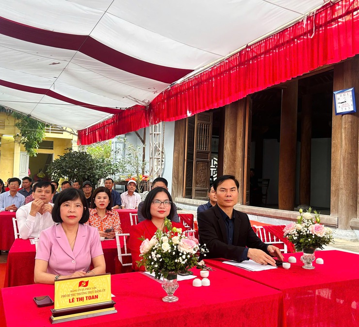 Bảo tồn giá trị truyền thống: Phúc Lộc tổ chức Hội nghị triển khai thi công xây dựng công trình tu bổ, tôn tạo di tích đình Nghĩa Lộ- Ảnh 3.