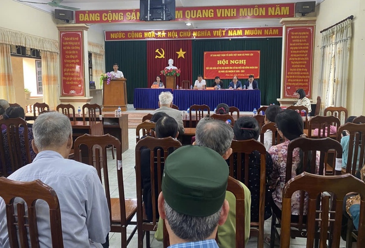 Các ứng cử viên HĐND xã Phúc Lộc nhiệm kỳ 2026–2031 đơn vị bầu cử số 1 hoàn thành tiếp xúc cử tri, vận động bầu cử- Ảnh 2.