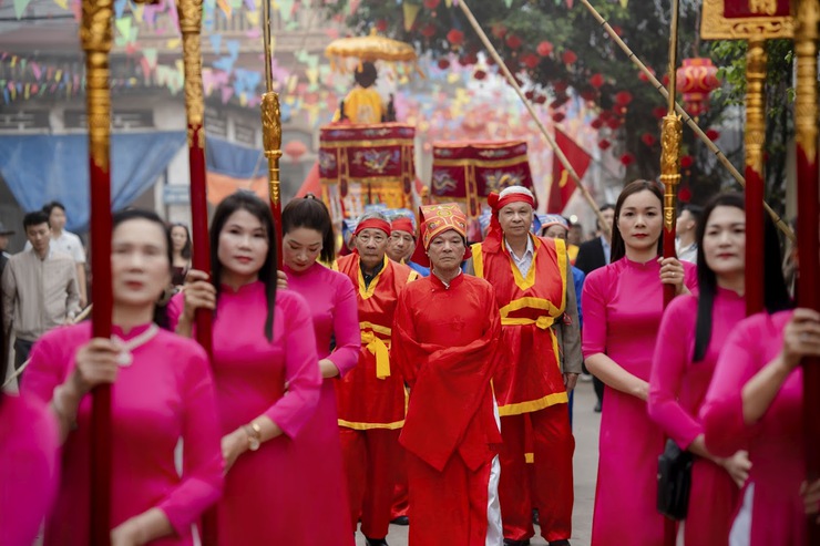 Lễ hội truyền thống thôn Thượng Yên - Nời gìn giữ nét đẹp văn hóa truyền thống- Ảnh 4.
