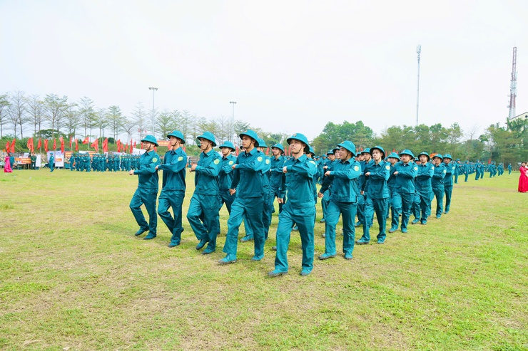 Ban Chỉ huy Quân sự xã Phú Nghĩa tham gia Lễ ra quân huấn luyện năm 2026- Ảnh 10.