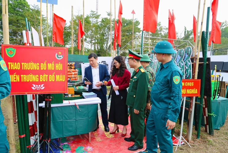 Ban Chỉ huy Quân sự xã Phú Nghĩa tham gia Lễ ra quân huấn luyện năm 2026- Ảnh 15.