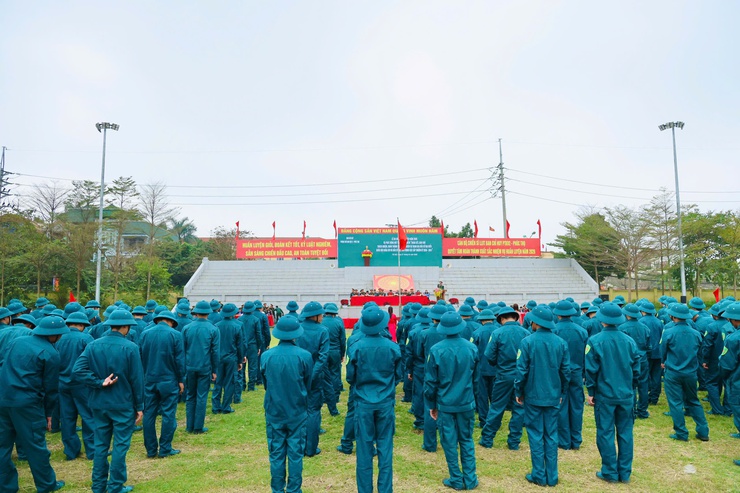 Ban Chỉ huy Quân sự xã Phú Nghĩa tham gia Lễ ra quân huấn luyện năm 2026- Ảnh 5.