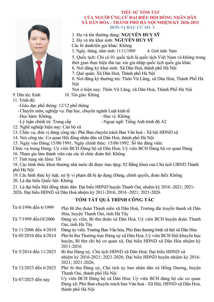 DANH SÁCH TRÍCH NGANG và TIỂU SỬ TÓM TẮT- Ảnh 1.