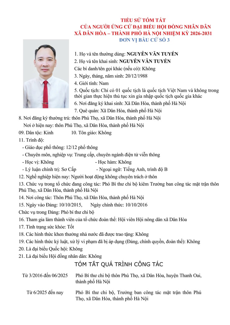 DANH SÁCH TRÍCH NGANG và TIỂU SỬ TÓM TẮT- Ảnh 3.