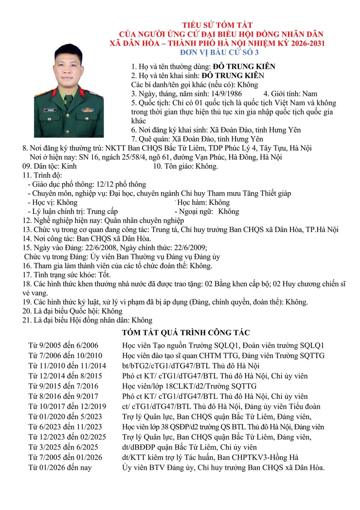 DANH SÁCH TRÍCH NGANG và TIỂU SỬ TÓM TẮT- Ảnh 6.