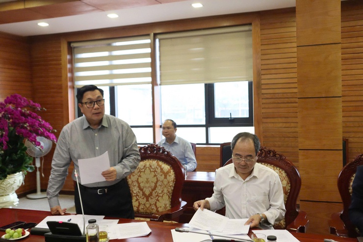 Họp triển khai nhiệm vụ của Ban bầu cử đại biểu Quốc hội khóa XVI ở Đơn vị bầu cử đại biểu Quốc hội số 4 của Thành phố Hà Nội- Ảnh 3.