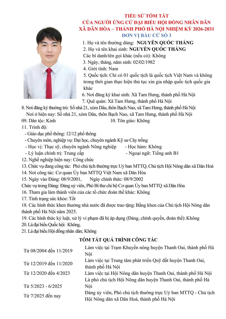 DANH SÁCH TRÍCH NGANG và TIỂU SỬ TÓM TẮT- Ảnh 8.