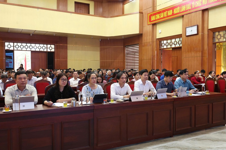 UBND xã Vân Đình tham dự Hội nghị trực tuyến tập huấn nghiệp vụ công tác bầu cử- Ảnh 1.