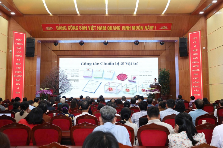 UBND xã Vân Đình tham dự Hội nghị trực tuyến tập huấn nghiệp vụ công tác bầu cử- Ảnh 4.