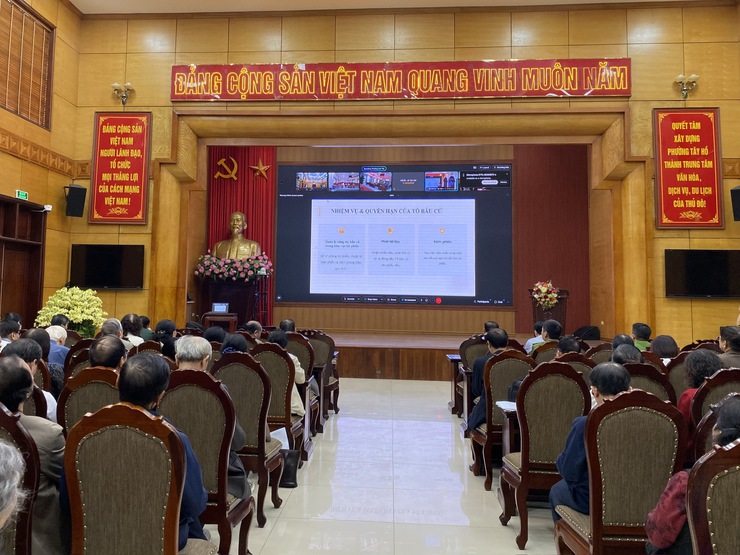 Phường Tây Hồ nghiêm túc tham dự tập huấn nghiệp vụ công tác bầu cử đối với Tổ bầu cử ĐBQH khoá XVI và đại biểu HĐND các cấp, nhiệm kỳ 2026 – 2031.- Ảnh 4.