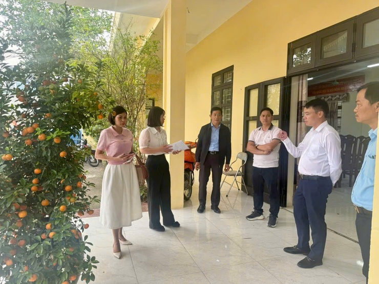 Lãnh đạo phường Thanh Liệt kiểm tra công tác chuẩn bị bầu cử - Ảnh 2.