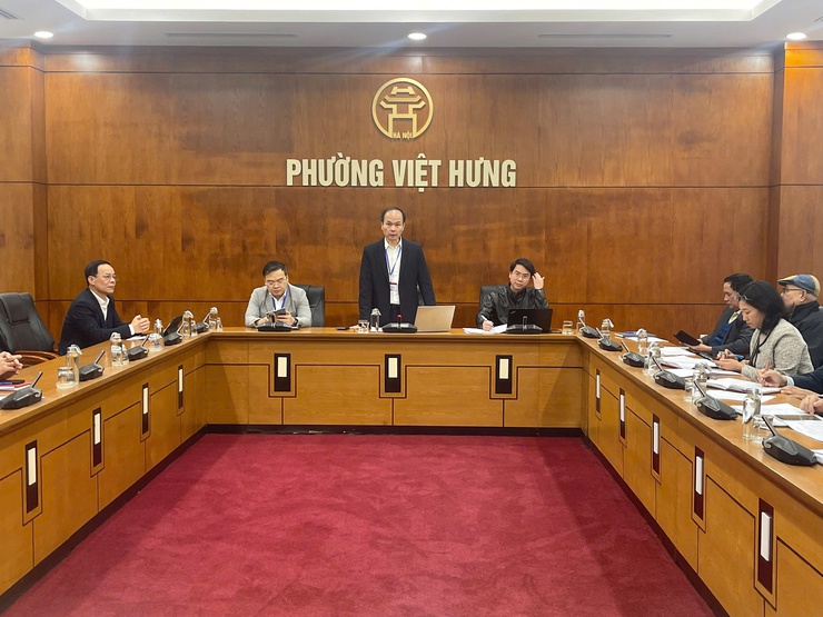 Ban Thường trực Ủy ban MTTQ Việt Nam phường Việt Hưng đã tổ chức Hội nghị hiệp thương lần thứ Hai đối với người ứng cử đại biểu HĐND phường nhiệm kỳ 2026 - 2031- Ảnh 1.