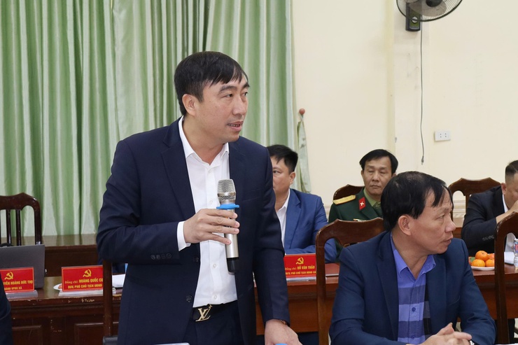 Phó Chủ tịch UBND TP Hà Nội Nguyễn Mạnh Quyền làm việc với 4 xã Quốc Oai, Phú Cát, Kiều Phú và Hưng Đạo- Ảnh 4.