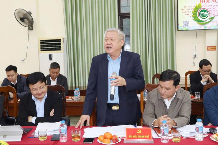 Phó Chủ tịch UBND TP Hà Nội Nguyễn Mạnh Quyền làm việc với 4 xã Quốc Oai, Phú Cát, Kiều Phú và Hưng Đạo- Ảnh 7.