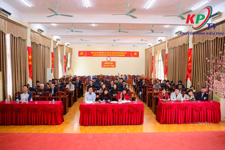 UB MTTQ xã Kiều Phú tổ chức Hội nghị hướng dẫn và triển khai kế hoạch lấy ý kiến cử tri nơi cư trú đối với người ứng cử đại biểu HĐND xã nhiệm kỳ 2026-2031- Ảnh 1.