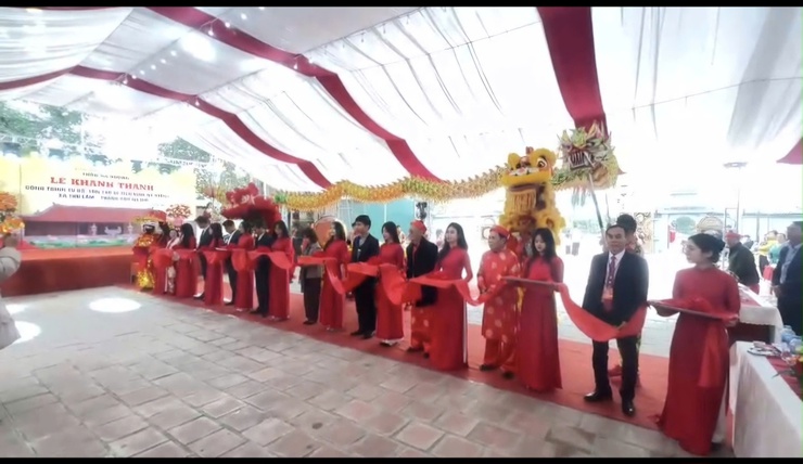 Lễ khánh thành công trình tu bổ, tôn tạo di tích đình Hà Hương xã Thư Lâm Thành phố Hà Nội.- Ảnh 9.