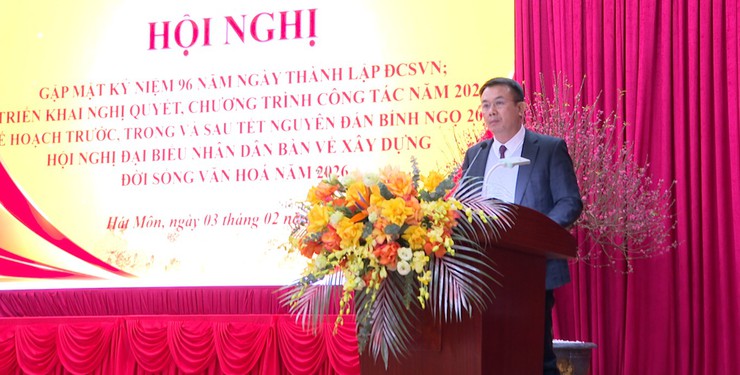 Hát Môn: Tổ chức hội nghị “4 trong 1 ” triển khai nhiệm vụ trong tâm năm 2026- Ảnh 10.