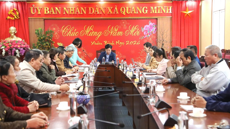 Xã Quang Minh tổ chức Hội nghị tổng kết công tác tín dụng chính sách xã hội năm 2025, triển khai phương hướng, nhiệm vụ năm 2026- Ảnh 2.