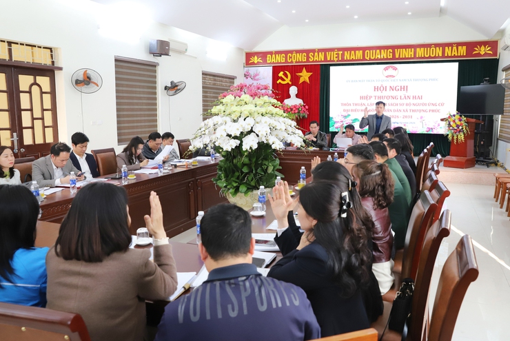 Ủy ban MTTQ Việt Nam xã Thượng Phúc: Hiệp thương lần thứ hai để thỏa thuận lập danh sách sơ bộ những người ứng cử đại biểu HĐND xã Thượng Phúc nhiệm kỳ 2026-2031- Ảnh 5.