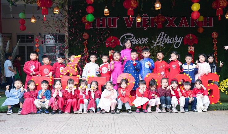 TRƯỜNG TIỂU HỌC QUỐC OAI B TỔ CHỨC CHƯƠNG TRÌNH "CHÚC MỪNG NĂM MỚI – GÓI BÁNH CHƯNG, GIỮ GÌN TẾT VIỆT"- Ảnh 12.