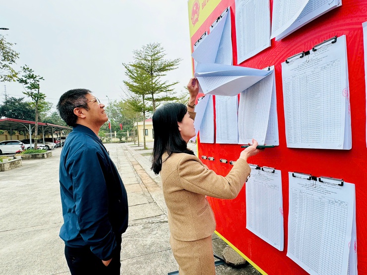 Nam Phù hoàn thành niêm yết danh sách cử tri tại 100% khu vực bỏ phiếu- Ảnh 9.