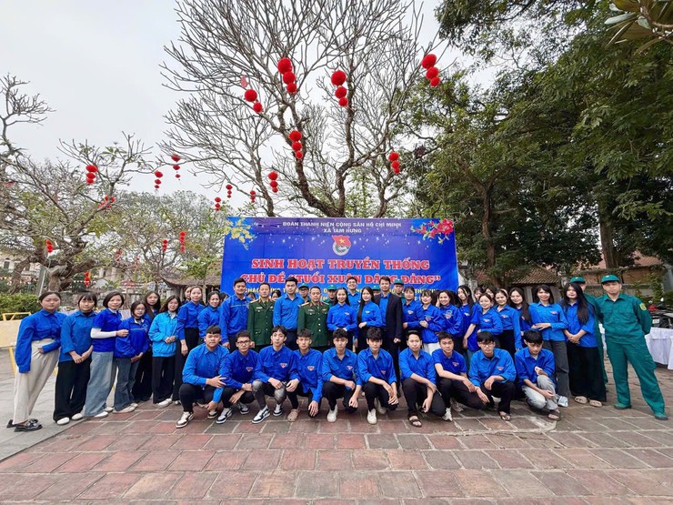 TUỔI XUÂN DÂNG ĐẢNG – DẤU ẤN SINH HOẠT CHÍNH TRỊ Ý NGHĨA CỦA TUỔI TRẺ TAM HƯNG- Ảnh 5.