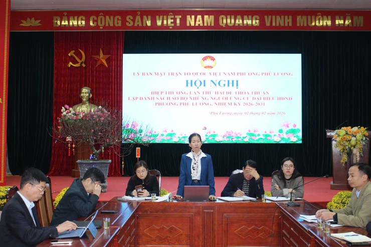 MTTQ Phường Phú Lương tổ chức Hội nghị hiệp thương lần thứ hai- Ảnh 1.