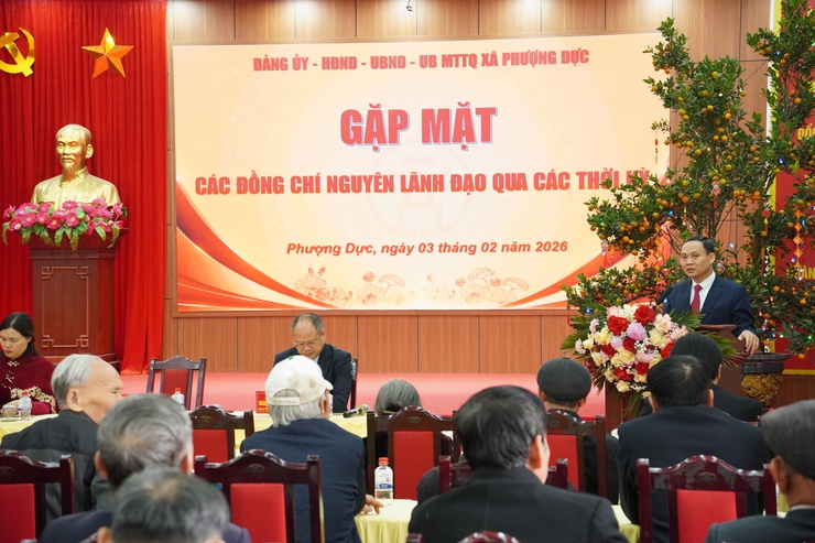 Đảng ủy xã Phượng Dực tổ chức gặp mặt các đồng chí lãnh đạo qua các thời kỳ- Ảnh 3.