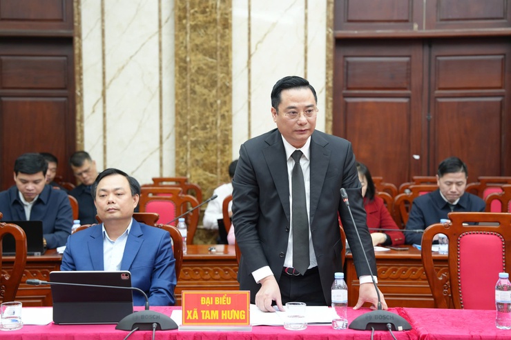 Đoàn công tác số 14 của Thành uỷ kiểm tra công tác bầu cử đại biểu Quốc hội khóa XIV và đại biểu HĐND các cấp nhiệm kỳ 2026-2031 đối với 4 xã Thanh Oai, Bình Minh, Tam Hưng, Dân Hòa- Ảnh 8.