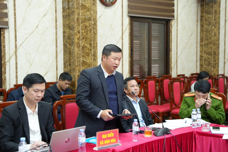 Đoàn công tác số 14 của Thành uỷ kiểm tra công tác bầu cử đại biểu Quốc hội khóa XIV và đại biểu HĐND các cấp nhiệm kỳ 2026-2031 đối với 4 xã Thanh Oai, Bình Minh, Tam Hưng, Dân Hòa- Ảnh 7.