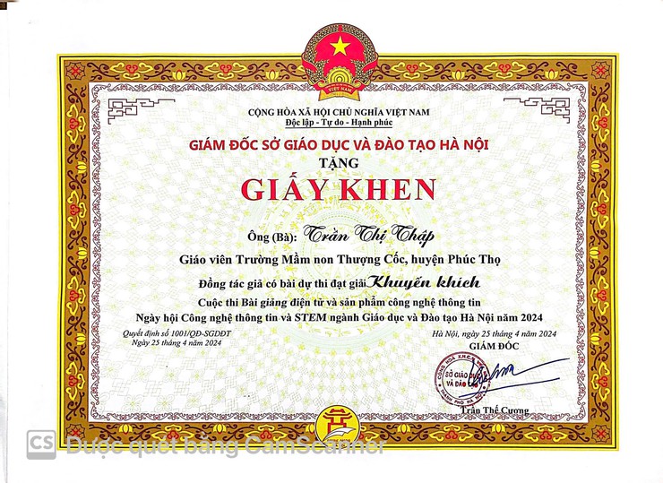 Cô giáo Trần Thị Thập – Nhà giáo tâm huyết, sáng tạo của Trường Mầm non Thượng Cốc- Ảnh 2.