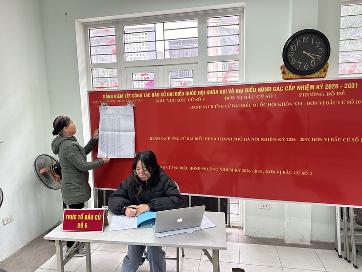Phường Bồ Đề hoàn thành niêm yết danh sách cử tri tại 42 khu vực bỏ phiếu- Ảnh 3.