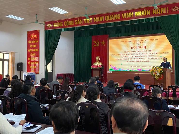 Tam Hưng phát động cuộc thi Sáng – Xanh – Sạch – Đẹp năm 2026: Lan tỏa phong trào xây dựng môi trường sống văn minh, bền vững- Ảnh 1.