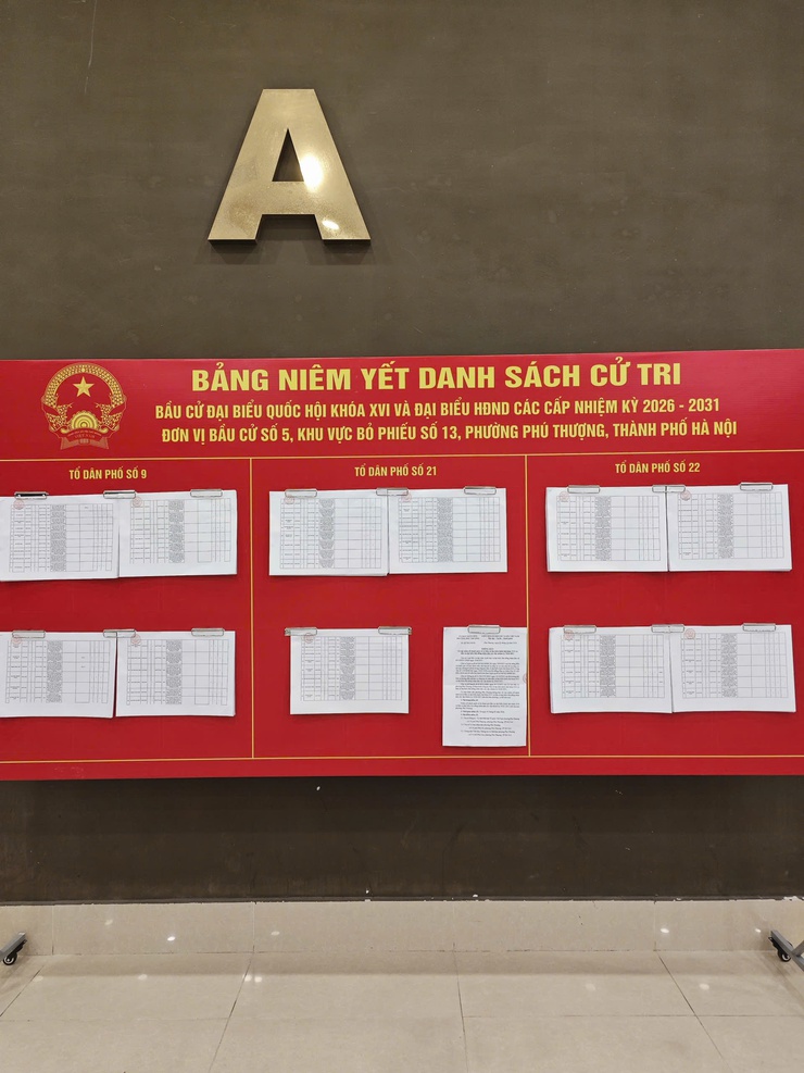 Phường Phú Thượng chủ động, nghiêm túc hoàn thành niêm yết danh sách cử tri phục vụ bầu cử Quốc hội khóa XVI và HĐND các cấp nhiệm kỳ 2026 – 2031- Ảnh 5.