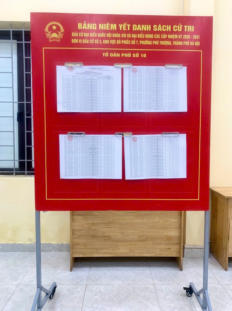 Phường Phú Thượng chủ động, nghiêm túc hoàn thành niêm yết danh sách cử tri phục vụ bầu cử Quốc hội khóa XVI và HĐND các cấp nhiệm kỳ 2026 – 2031- Ảnh 6.