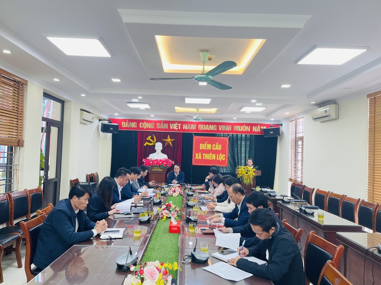 UBMTTQ xã Thiên Lộc tổ chức Hội nghị hiệp thương lần thứ Hai, thỏa thuận lập danh sách sơ bộ những người ứng cử đại biều HĐND xã Thiên Lộc khóa II, nhiệm kỳ 2026 – 2031.- Ảnh 2.