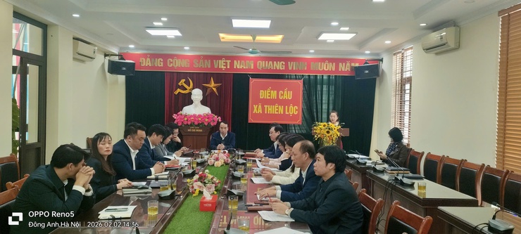 UBMTTQ xã Thiên Lộc tổ chức Hội nghị hiệp thương lần thứ Hai, thỏa thuận lập danh sách sơ bộ những người ứng cử đại biều HĐND xã Thiên Lộc khóa II, nhiệm kỳ 2026 – 2031.- Ảnh 5.