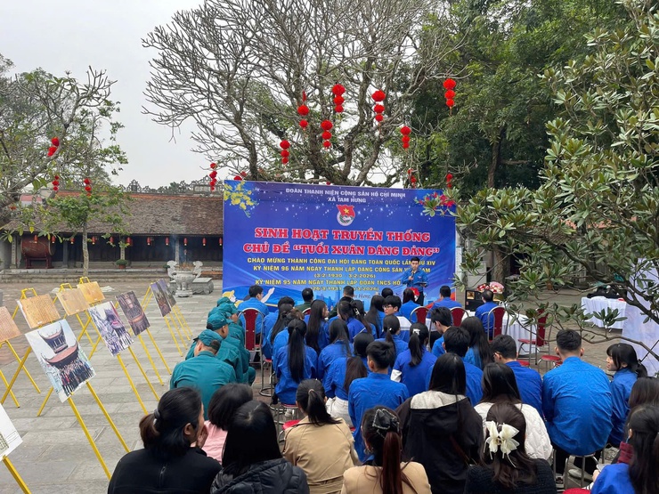 TUỔI XUÂN DÂNG ĐẢNG – DẤU ẤN SINH HOẠT CHÍNH TRỊ Ý NGHĨA CỦA TUỔI TRẺ TAM HƯNG- Ảnh 2.