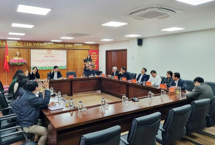 HỘI NGHỊ HIỆP THƯƠNG LẦN THỨ HAI ĐỐI VỚI VIỆC GIỚI THIỆU NGƯỜI ỨNG CỬ ĐẠI BIỂU HĐND PHƯỜNG ĐẠI MỖ, NHIỆM KỲ 2026-2031- Ảnh 1.