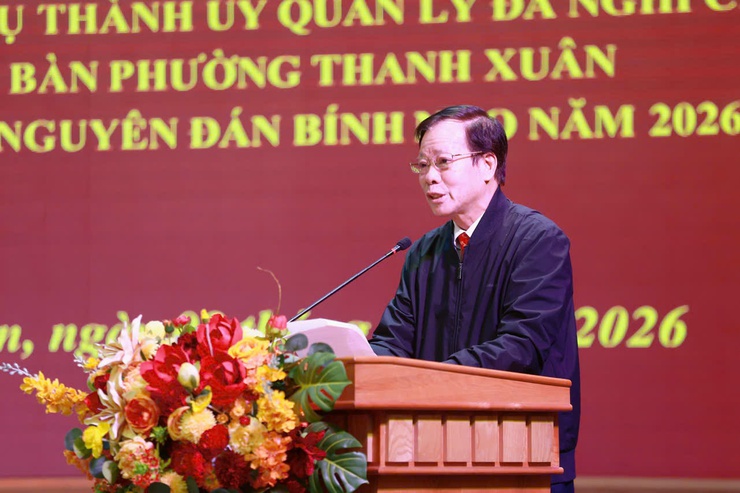 Phường Thanh Xuân gặp mặt tri ân cán bộ lão thành cách mạng và nguyên cán bộ lãnh đạo qua các thời kỳ- Ảnh 4.